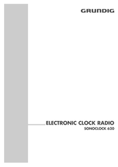 Grundig SONOCLOCK 620 Handleiding