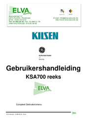 GE KILSEN KSA700 Series Gebruikershandleiding