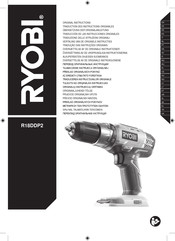 Ryobi R18DDP2 Vertaling Van De Originele Handleiding