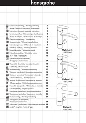 Hansgrohe MySport M 13872000 Gebruiksaanwijzing