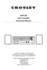 Crosley Coda CR7017B Handleiding