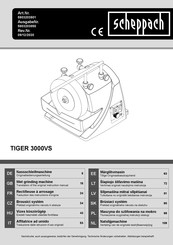 Scheppach TIGER 3000VS Vertaling Van De Originele Bedieningshandleiding