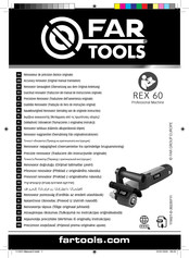 Far Tools REX 60 Instructies