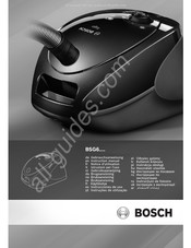 Bosch BSG6 Series Gebruiksaanwijzing