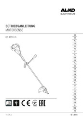 AL-KO BC 4125 II-S Handleiding