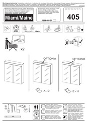 MEGA MOBEL Miami Montage-Instructie