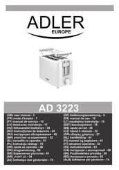 Adler europe AD 3223 Handleiding