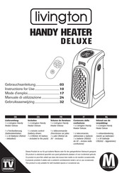 Livington HANDY HEATER DELUXE Gebruiksaanwijzing