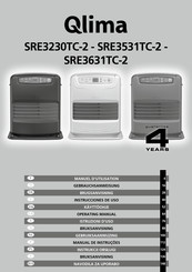 Qlima SRE3230TC-2 Gebruiksaanwijzing