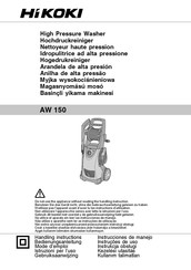 HIKOKI AW 150 Gebruiksaanwijzing