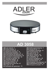 Adler europe AD 3058 Handleiding