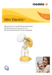 Medela Mini Electric Gebruiksaanwijzing