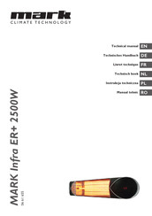 Mark Infra ER+ 2500W Technische Handleiding