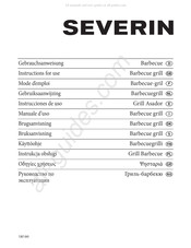 SEVERIN PG 2785 Gebruiksaanwijzing