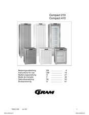 Gram Compact 410 Gebruiksaanwijzing