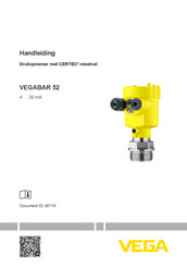 Vega VEGABAR 52 Handleiding