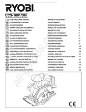 Ryobi CCS-1801/DM Gebruikershandleiding