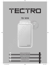 Tectro TD 1010 Gebruiksaanwijzing