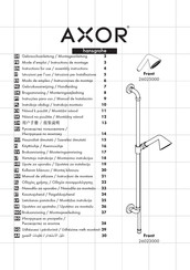 Hansgrohe AXOR Front 26025000 Gebruiksaanwijzing