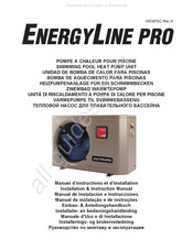 Hayward ENERGYLINE PRO Installatie- En Bedieningshandleiding