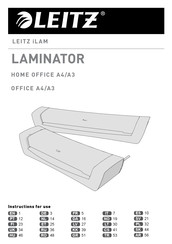 LEITZ HOME OFFICE A 4/A3 Gebruiksaanwijzing