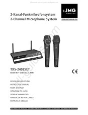 IMG STAGELINE TXS-2402SET Gebruiksaanwijzing