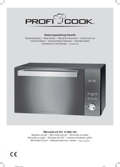 Profi Cook PC-MWG 1204 Gebruiksaanwijzing