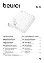 Beurer TS 15 Gebruiksaanwijzing