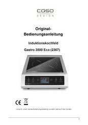 CASO DESIGN Gastro 3500 Eco Handleiding