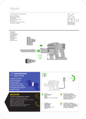 Dyson DC 43 H Handleiding