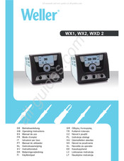 Weller WX 1 Gebruiksaanwijzing