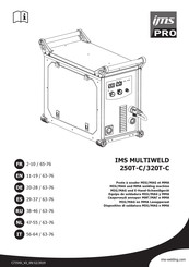 ims PRO IMS MULTIWELD 250T-C Gebruiksaanwijzing