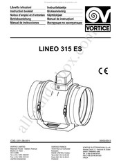 Vortice LINEO 315 ES Instructieboekje