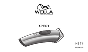 Wella XPERT HS 71 Handleiding