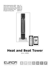 EUROM Heat and Beat Tower Gebruiksaanwijzing