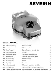SEVERIN HA 2082 Gebruiksaanwijzing