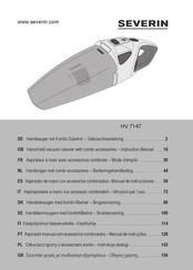 SEVERIN HV 7147 Bedieningshandleiding