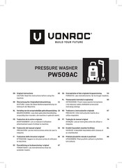 VONROC PW509AC Vertaling Van De Oorspronkelijke Gebruiksaanwijzing