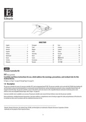 Edwards PCCVR Gebruiksaanwijzing