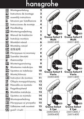 Hansgrohe Croma Select E Multi 26811400 Handleiding