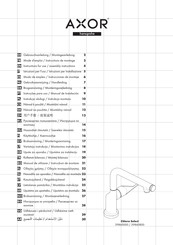 Hansgrohe AXOR Cittero Select 39860000 Gebruiksaanwijzing