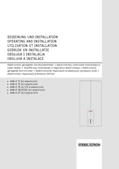 Stiebel Eltron DHB-E 13 SLi electronic Instructies Voor Gebruik En Installatie