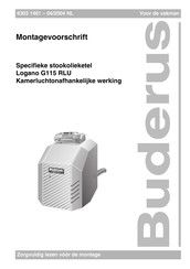 Buderus Logano G115 RLU Montagevoorschrift