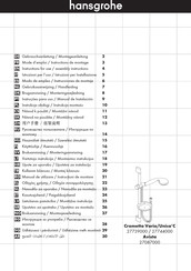 Hansgrohe Crometta 27739000 Gebruiksaanwijzing