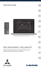 TC Electronic PEQ 3000 NATIVE Snelstartgids