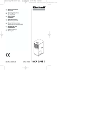 EINHELL MKA 2500 E Gebruiksaanwijzing