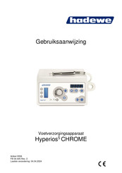hadewe Hyperios 5 CHROME Gebruiksaanwijzing