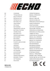 Echo DCS-310 Gebruikershandleiding
