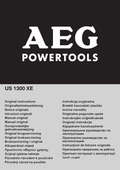 AEG US 1300 XE Oorspronkelijke Gebruiksaanwijzing