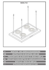 LIBRETTO F142 Montagevoorschrift En Gebruiksaanwijzing